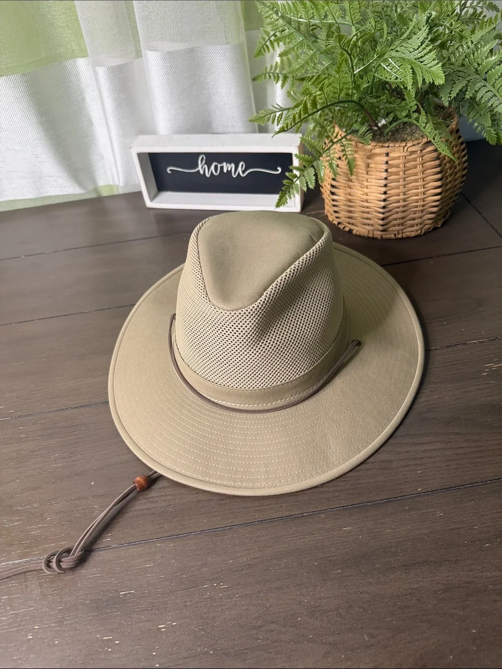 Men's Ventilated Outdoor  Hat - khaki